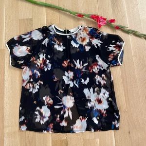 Sheer patterned top from Zara